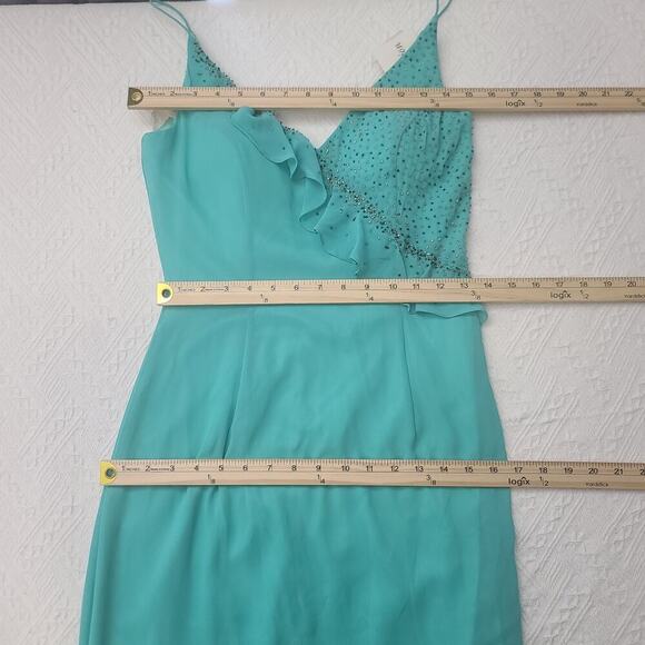Princess Collection Aquamarine Beaded fairy grunge formal dress Size 6 Party - Picture 3 of 15
